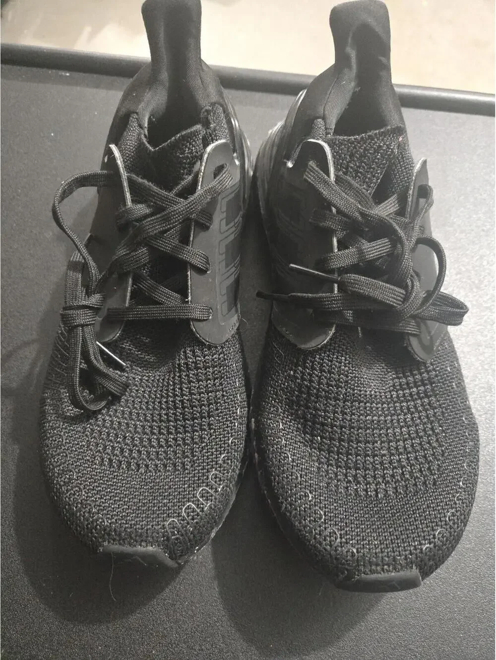 Adidas UltraBoost 19 Triple Black Running Shoes - Size 5